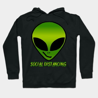 Alien social distancing Hoodie